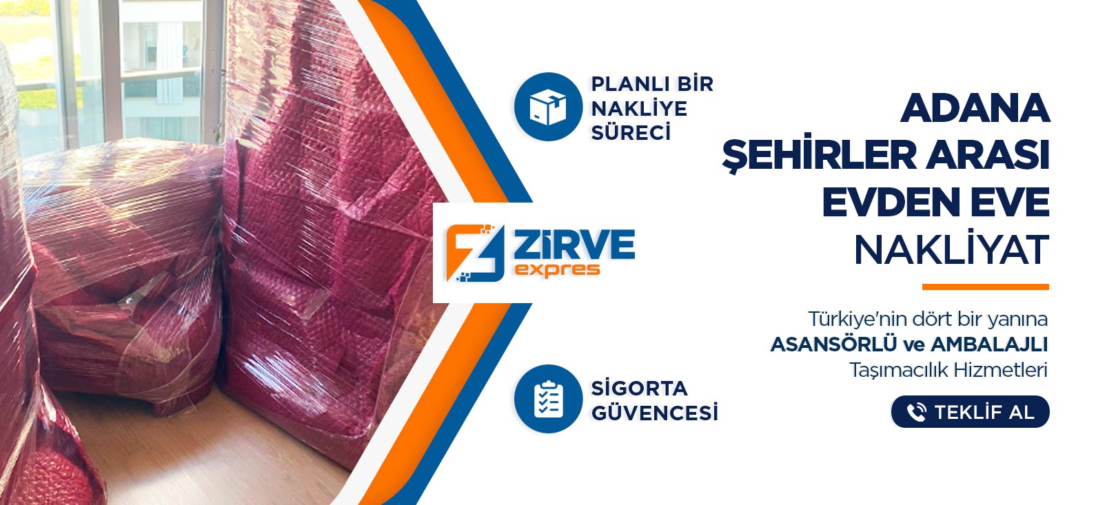 Adana Evden Eve Nakliyat - Adana Zirve Expres